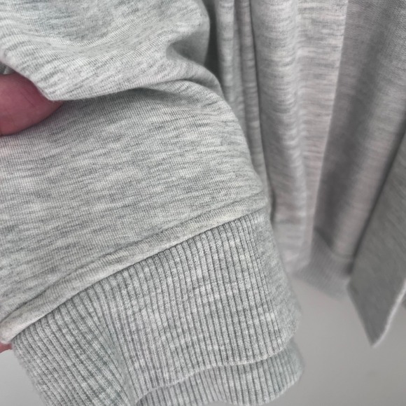 Banana Republic Long Sleeve Baby Terry Softest Knit Cardigan in Light Gray Small - Picture 10 of 13